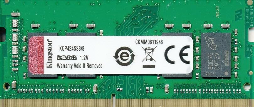 Kingston 8GB DDR4 2400MHz Notebook RAM – KVR24S17S8/8 – PC4-19200